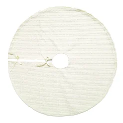 Hot Christmas Forever TREE SKIRT 46″ IVORY FABRIC