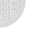 Online Christmas Forever TREE SKIRT 48″ WHITE W/IRIDESCENT SEQUIN W/ FAUX FUR BORDER