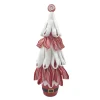 Clearance Christmas Forever TREE TABLE DECOR 17″ RED/WHITE CANDY CANE W/ SWIRL TOP