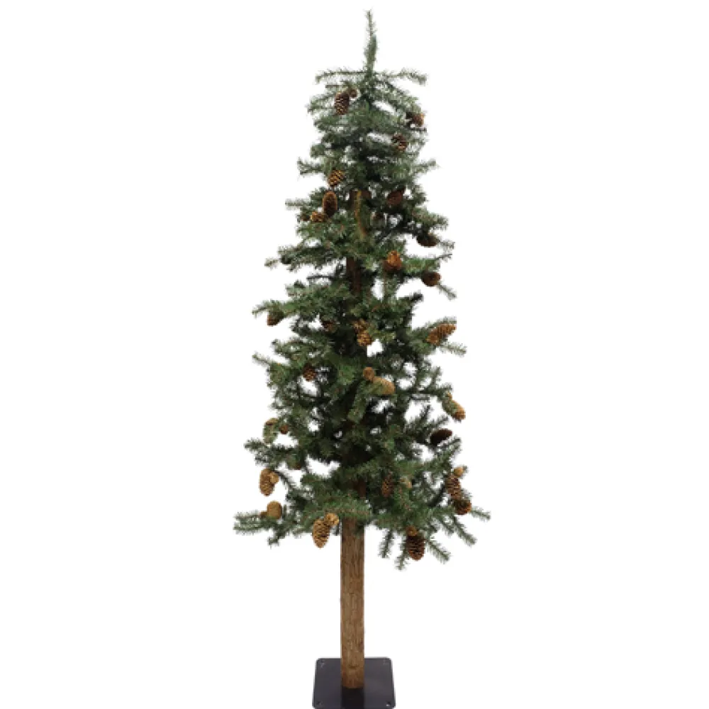 Hot Christmas Forever TREE VIENNA ALPINE 5′ 505T W/ PINE CONES