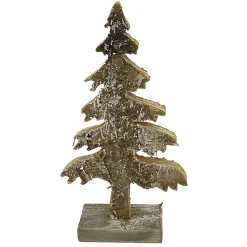 Hot Christmas Forever TREE WOODEN TABLE DECOR 5″x10″ FROSTED NATURAL/BIRCH LOOK