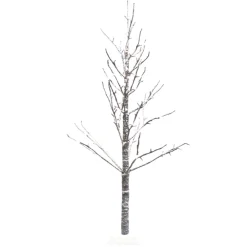 Sale Christmas Forever TWIG TREE BROWN W/ SNOW 45″ 114 LED TWK WARM WHITE LIGHTS 120V