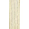 New Christmas Forever WIRED RIBBON 2.5″X10 YDS GOLD SHEER W/ GOLD GLITTER