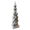 Discount Christmas Forever WOODEN NAT. CHURCH 5.5″x6″x24″ W/ SNOW LED LIGHTS 3AA BATTERY W/ TIMER
