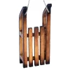 Outlet Christmas Forever WOODEN SLEIGH 9.5″ BROWN/NAT