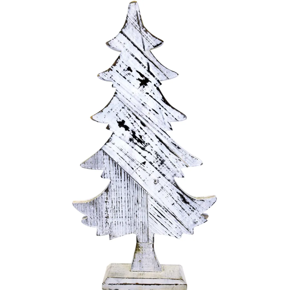 Christmas Forever WOODEN TREE BIRCH LOOK 21″