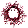 Best Christmas Forever WREATH BERRY 22″ SHINY RED