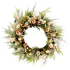 Clearance Christmas Forever WREATH CEDAR 24″ DECORATED W/ COPPER BALLS