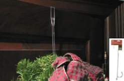 Clearance Christmas Forever WREATH HANGER 14″- CLEAR PVC