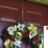 Christmas Forever WREATH HANGER 14″-23″ CLEAR ADJUSTABLE PVC