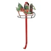 Clearance Christmas Forever WREATH HANGER 15.5″ METAL W/ SANTA SLEIGH WITH GIFTS