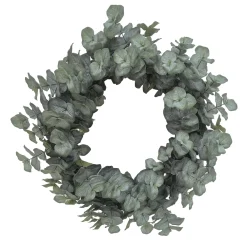 Outlet Christmas Forever WREATH MIXED LEAVES 24″ EUCALYPTUS