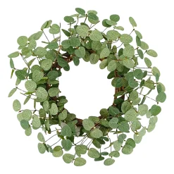 Christmas Forever WREATH MIXED LEAVES 22″ W/ EUCALYPTUS