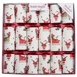 Hot Christmas Forever XMAS CRACKER DLX 6PC X 12″ SANTA & SLEIGH WITH PICCADILLY GIFT INSIDE